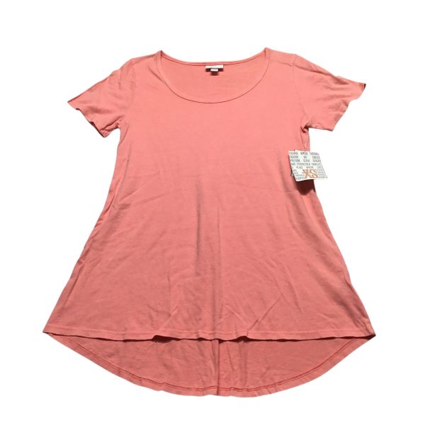 Tunic Short Sleeve By Lularoe In Peach, Size: Xs For Cheap