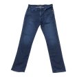 Jeans Skinny By Banana Republic In Blue Denim, Size: 12 Fashion