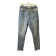 Jeans Skinny By We The Free In Blue, Size:10 Hot on Sale