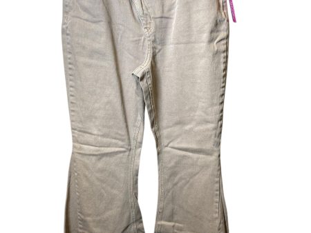 Jeans Flared By Versona In Beige, Size: 12 Hot on Sale