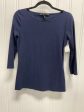 Top Long Sleeve Basic By White House Black Market In Navy, Size: Xs Cheap