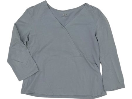 Top 3 4 Sleeve By J. Jill In Grey, Size:M Hot on Sale