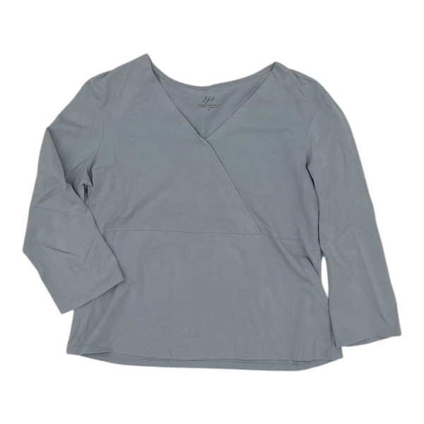 Top 3 4 Sleeve By J. Jill In Grey, Size:M Hot on Sale