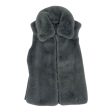 Vest Faux Fur & Sherpa By White House Black Market In Grey, Size:S Sale