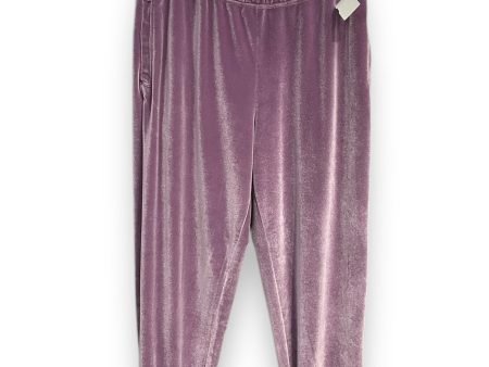 Athletic Pants By Fabletics In Purple, Size: M For Sale