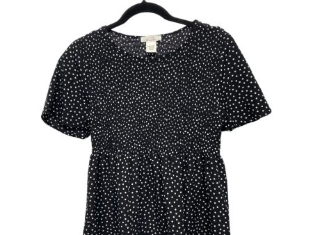 Top Short Sleeve By Urban Romantics In Polkadot Pattern, Size: L Online Hot Sale