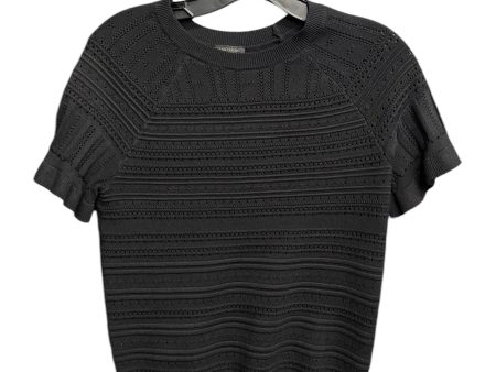 Top Short Sleeve By Ann Taylor In Black, Size: S Fashion