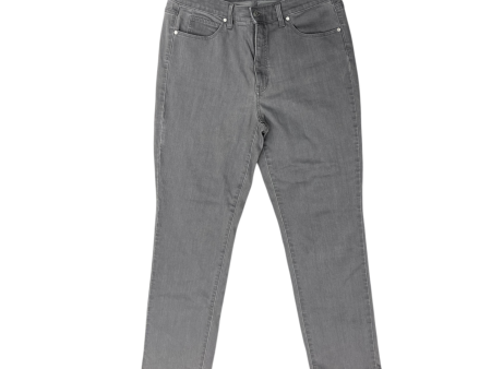 Jeans Skinny By Talbots In Grey, Size: 12 Online now