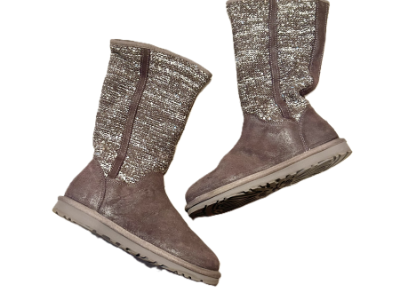 Boots Designer By Ugg In Grey, Size: 6 Online Sale