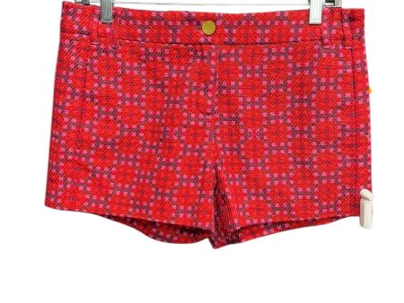 Shorts Designer By Tory Burch In Pink & Red, Size: 4 Fashion