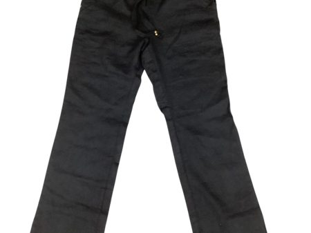 Pants Linen By Guess In Black, Size: 8 For Discount