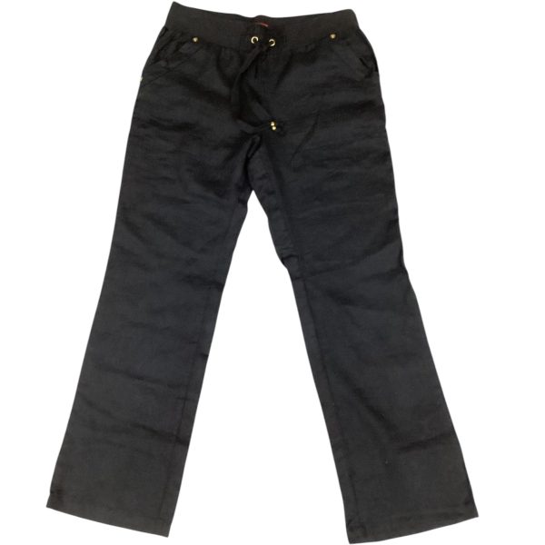 Pants Linen By Guess In Black, Size: 8 For Discount