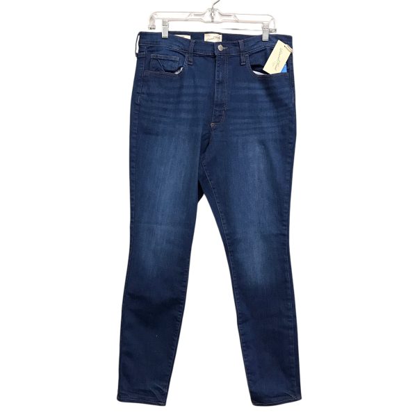 Jeans Skinny By Universal Thread In Blue Denim, Size:14L Fashion