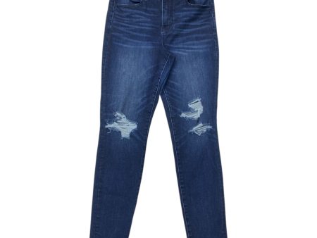 Jeans Jeggings By American Eagle In Blue Denim, Size: 14 Online Sale