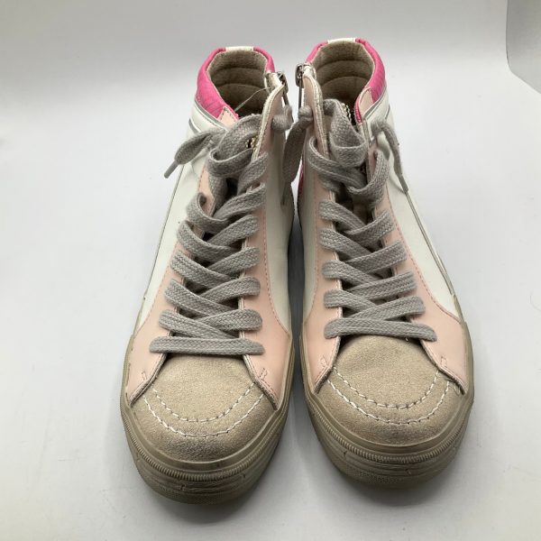 Shoes Sneakers By Shu Shop In Pink & White, Size: 6.5 Online Sale