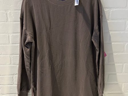 Athletic Sweatshirt Crewneck By Old Navy In Brown, Size: M Online Hot Sale