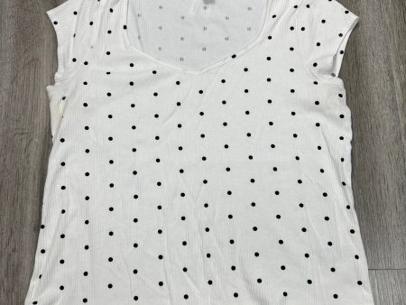 Top Short Sleeve Basic By Old Navy In Polkadot Pattern, Size: 2x Sale