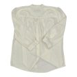 Blouse Ls By Loft In Cream, Size:S Cheap