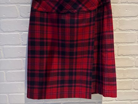 Skirt Mini & Short By Talbots In Red, Size: 4 For Cheap