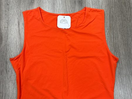 Athletic Bra By Mono B In Orange, Size: L on Sale