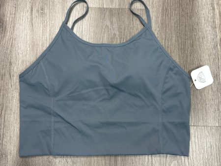 Athletic Bra By Mono B In Grey, Size: 1x For Sale