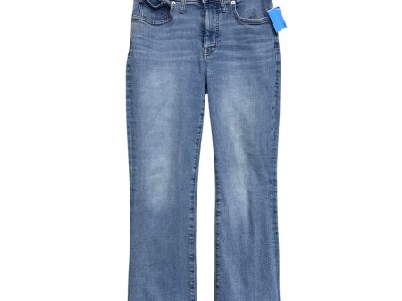 Jeans Straight By Madewell In Blue Denim, Size:6 For Cheap