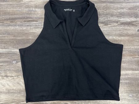 Top Sleeveless By Abercrombie And Fitch In Black, Size: Xl Supply