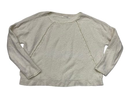 Sweater By Anthropologie In Cream, Size: S For Cheap