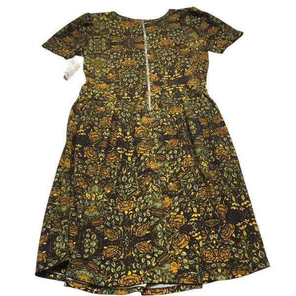 Dress Casual Short By Lularoe In Floral Print, Size: 2x Online now