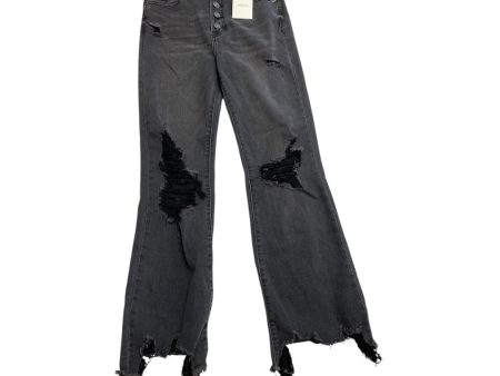 Jeans Flared By Hidden In Black Denim, Size: 4 Fashion