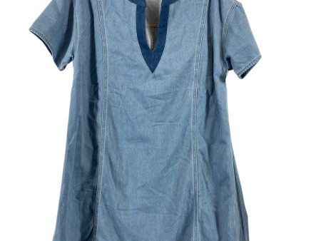 Dress Casual Short By Clothes Mentor In Blue Denim, Size: M Cheap