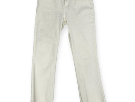 Pants Cropped By Zara In White, Size: 8 For Sale