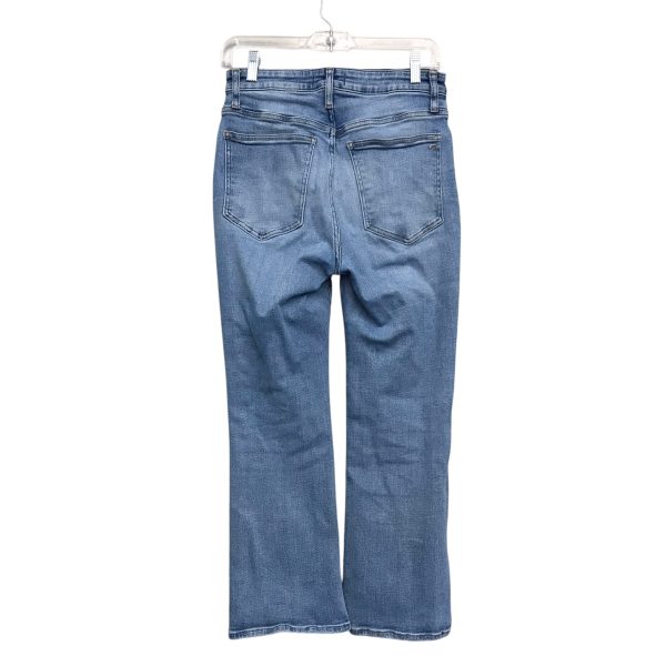 Jeans Straight By Madewell In Blue Denim, Size:6 For Cheap