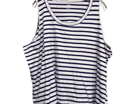 Top Sleeveless Basic By Maurices In Striped Pattern, Size:4X Fashion