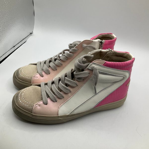 Shoes Sneakers By Shu Shop In Pink & White, Size: 6.5 Online Sale