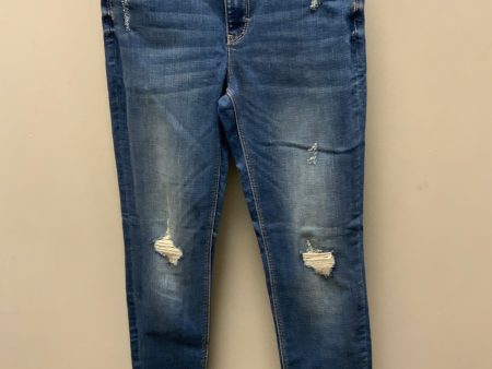 Jeans Skinny By White House Black Market In Blue Denim, Size: 4 Online now