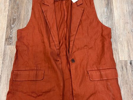 Vest Other By Evereve In Orange, Size: L Hot on Sale