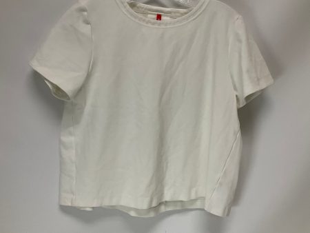 Top Short Sleeve By Spanx In White, Size: M Supply