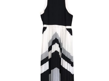 Dress Party Midi By Banana Republic In Black & White, Size:Xs Online Sale