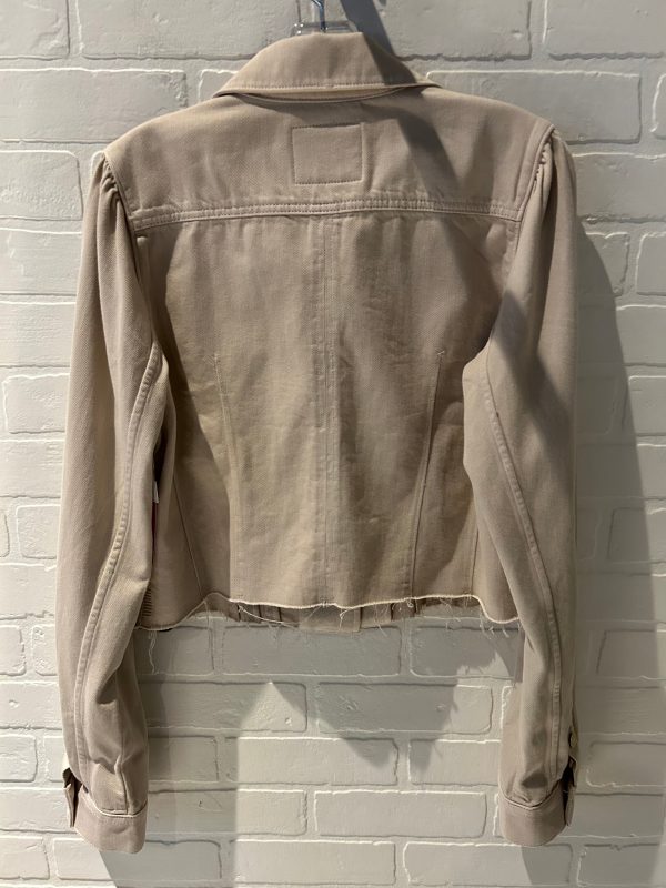 Jacket Denim By Paige In Tan, Size: M Online Sale