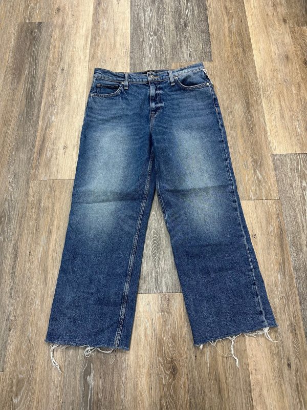 Jeans Cropped By Hudson In Blue Denim, Size: 8 29 Online Hot Sale