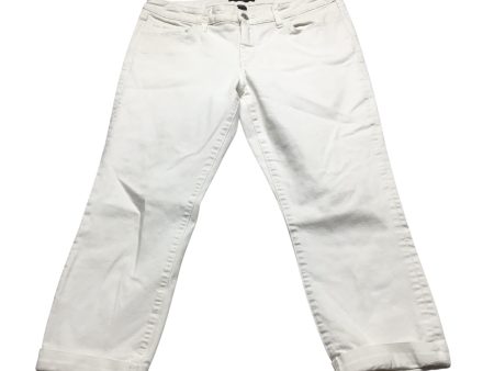 Capris By Banana Republic In White, Size: 12 Online Hot Sale