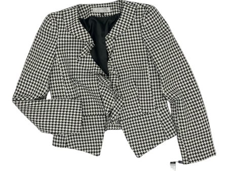 Blazer By Tahari By Arthur Levine In Black & White, Size:M For Cheap