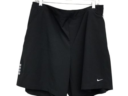 Athletic Shorts By Nike Apparel In Black, Size:Xl on Sale