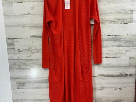 Cardigan By Allison Joy In Orange, Size: M For Sale