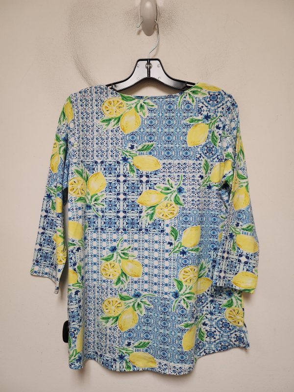 Top Short Sleeve By Belle By Kim Gravel In Multi-colored, Size: S Sale