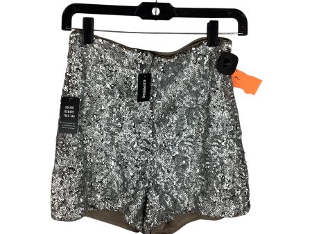 Shorts By Express In Silver, Size: 4 For Sale