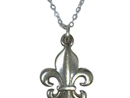 Sterling Silver Fleur-de-lis Necklace By Unbranded For Cheap