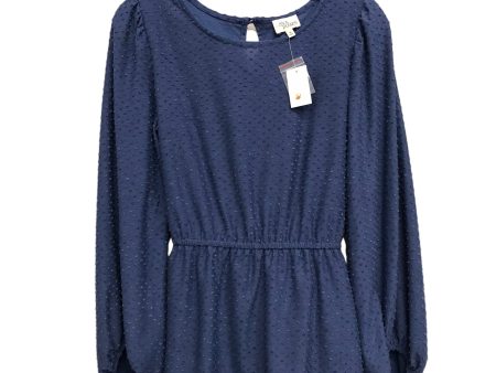 Top Ls By Ava James In Blue, Size:M on Sale