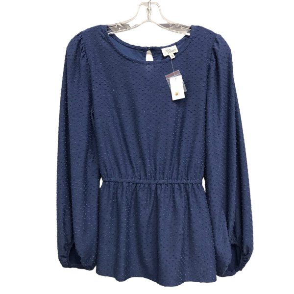 Top Ls By Ava James In Blue, Size:M on Sale